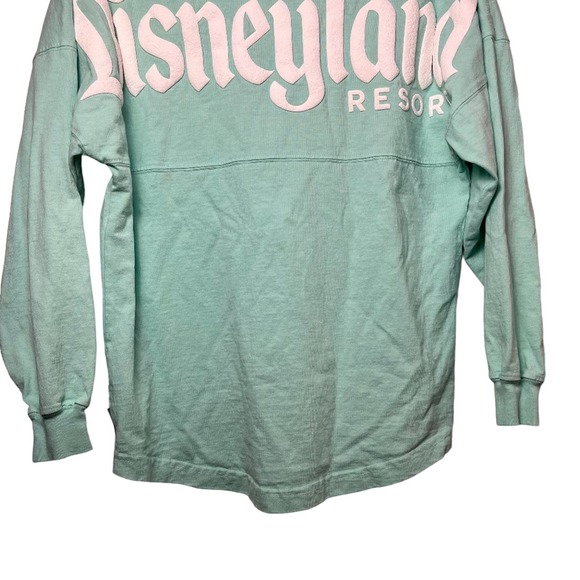Disney Parks Disneyland Resort Seafoam Light Blue Green Rare Spirit Jersey Sz XS - Picture 3 of 4